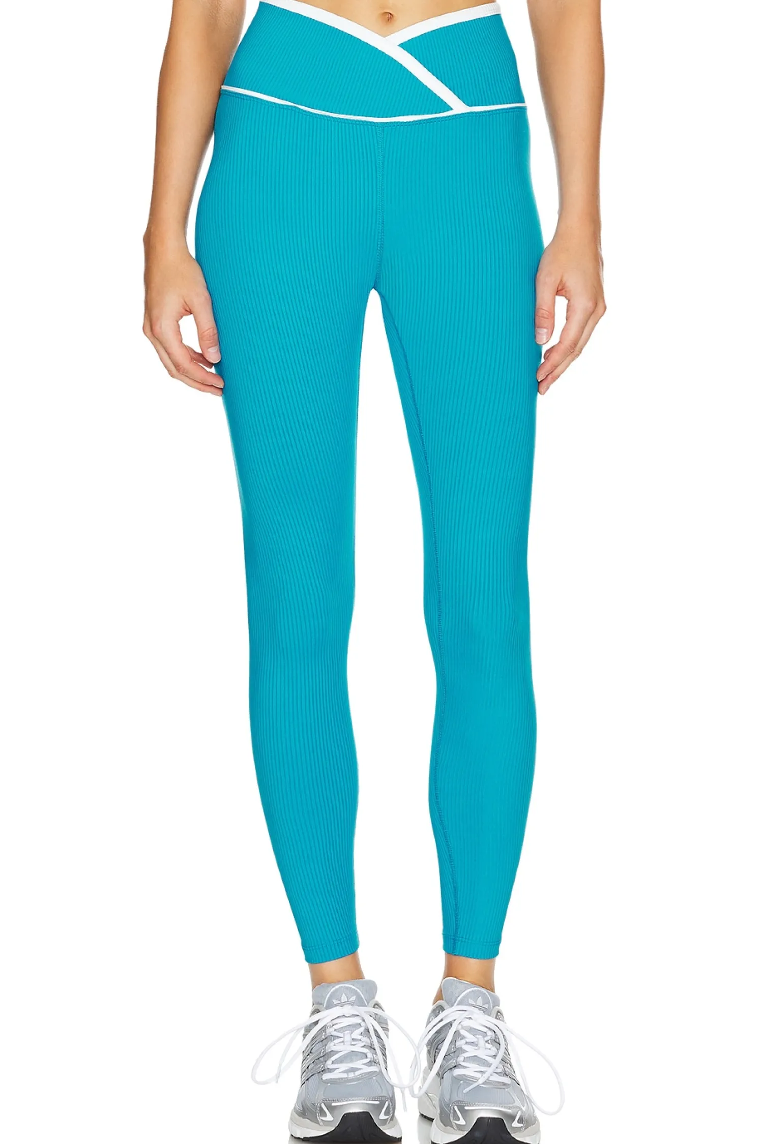 Women YEAR OF OURS Pants>Ribbed Two Tone Veronica Legging