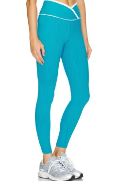 Women YEAR OF OURS Pants>Ribbed Two Tone Veronica Legging