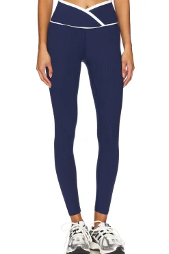 Women YEAR OF OURS Pants>Ribbed Two Tone Veronica Legging