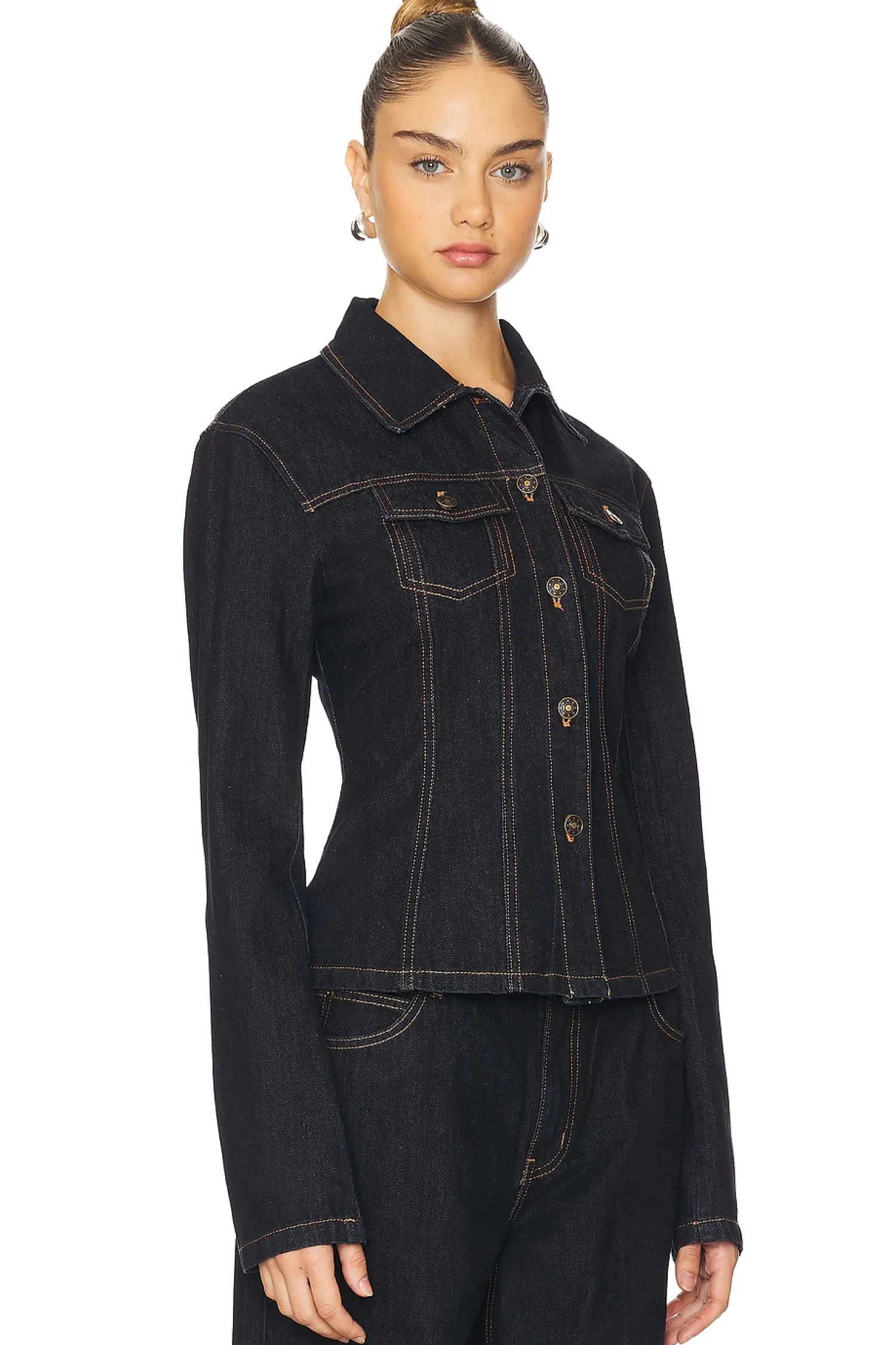 Women LIONESS Jackets & Coats>Rider Denim Jacket
