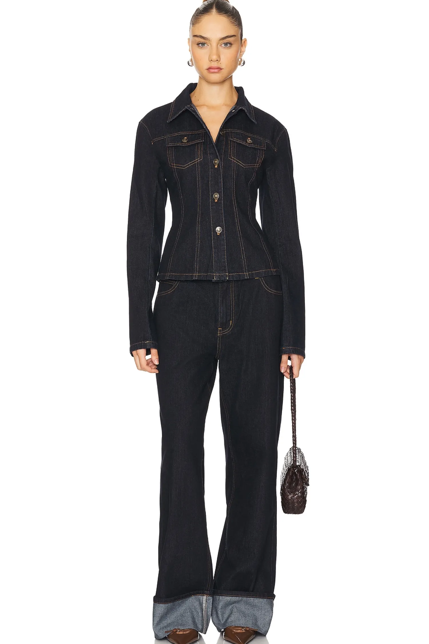 Women LIONESS Jackets & Coats>Rider Denim Jacket