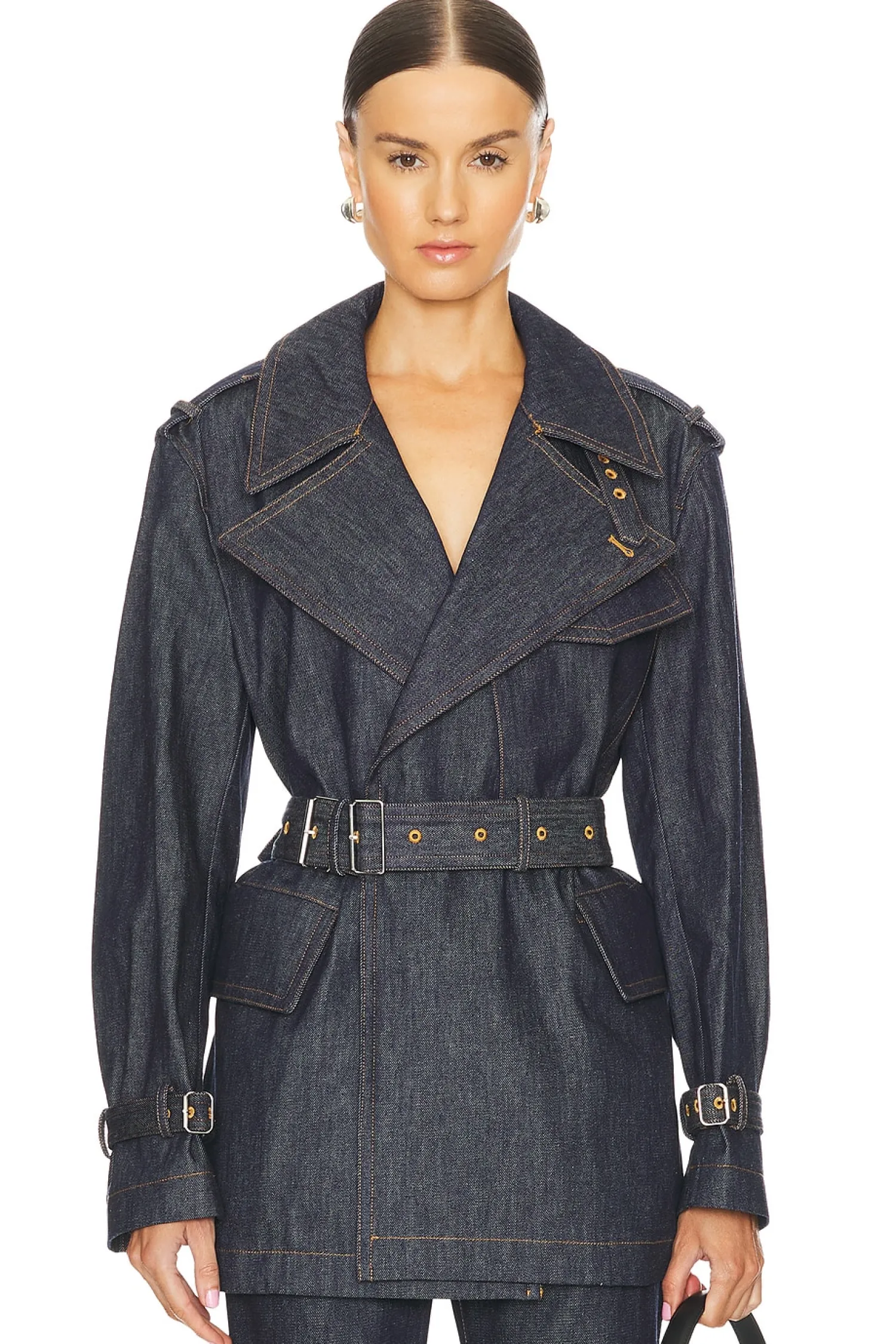 Women Helmut Lang Jackets & Coats>Rider Trench
