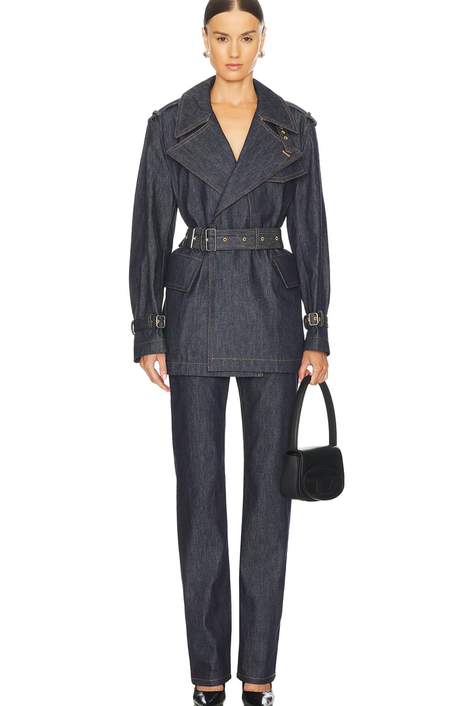 Women Helmut Lang Jackets & Coats>Rider Trench