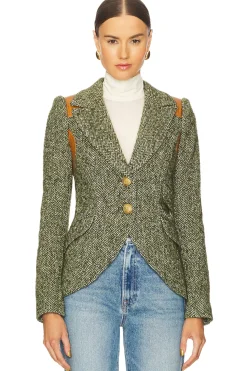 Women Smythe Jackets & Coats>Rifle-patch Equestrian Blazer
