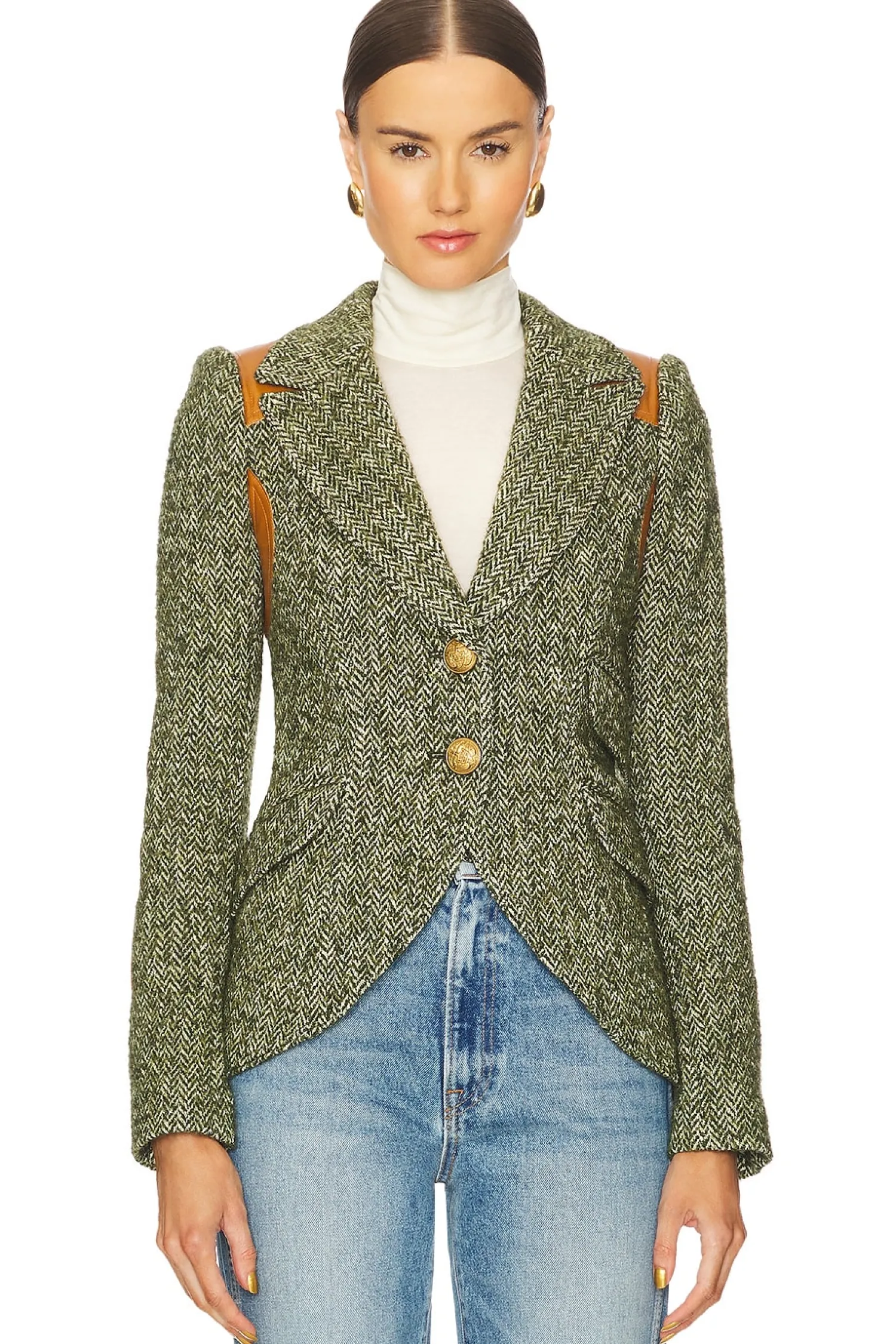 Women Smythe Jackets & Coats>Rifle-patch Equestrian Blazer