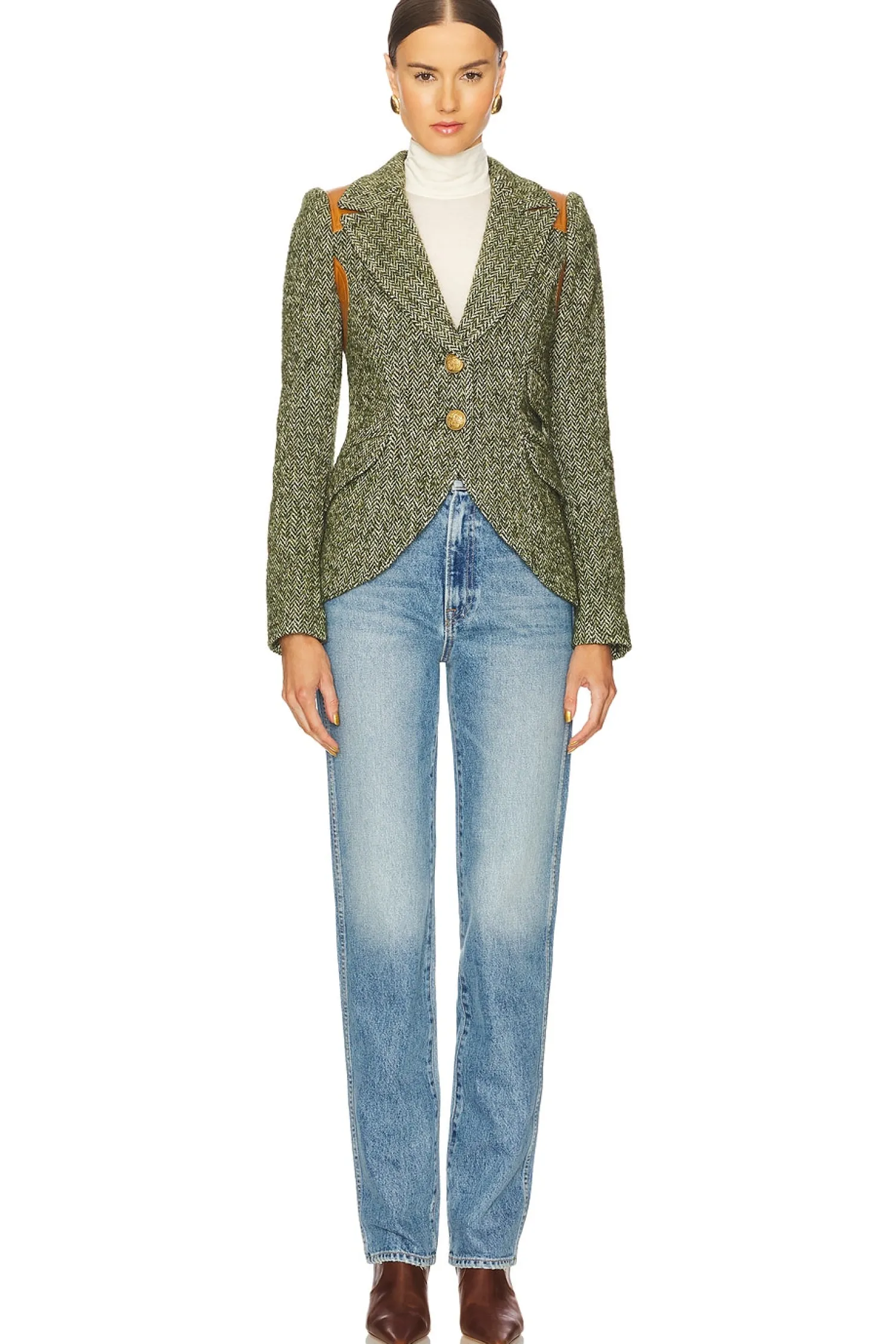 Women Smythe Jackets & Coats>Rifle-patch Equestrian Blazer