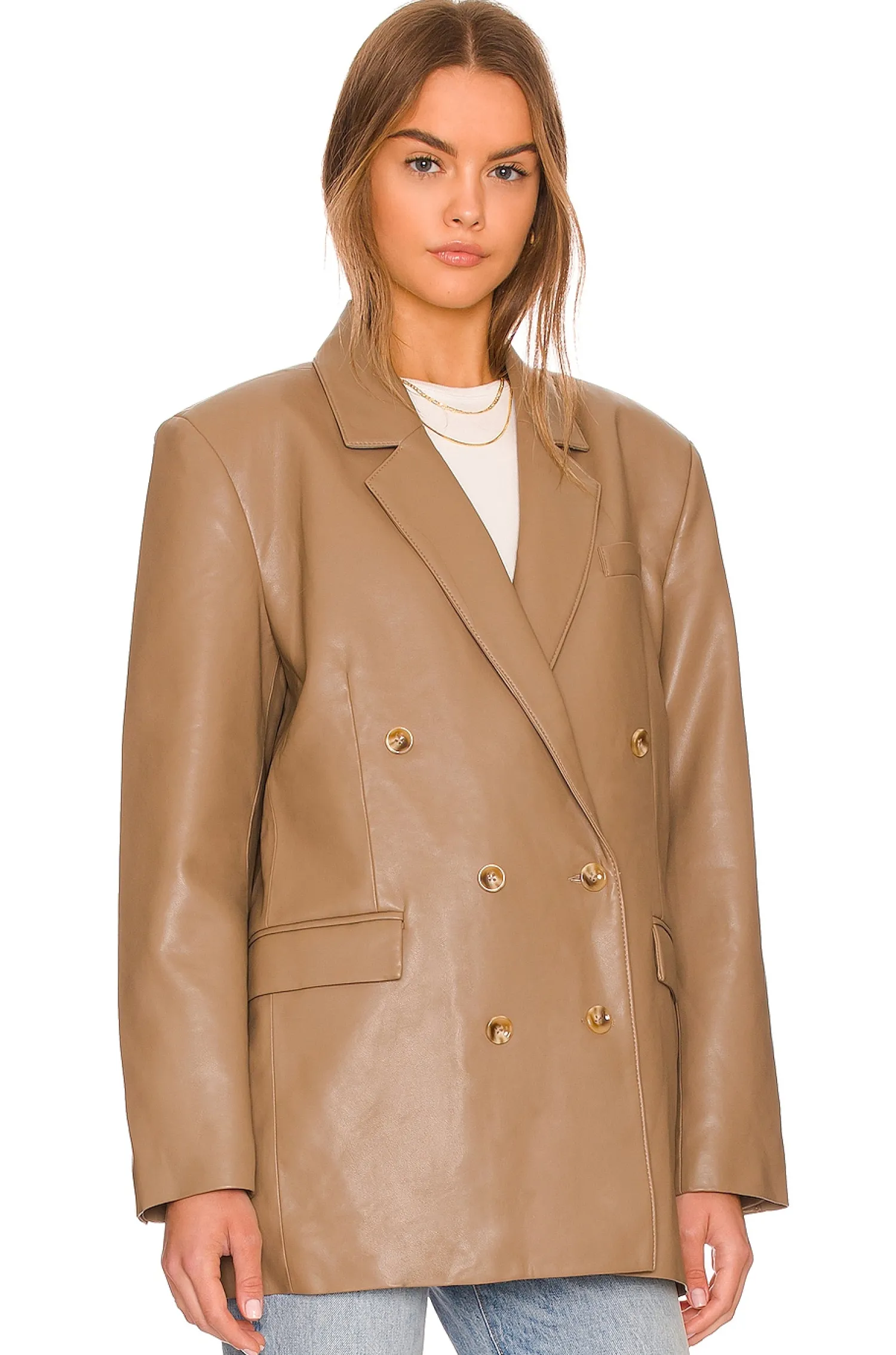 Women PISTOLA Jackets & Coats>Roman Oversized Double Breasted Blazer