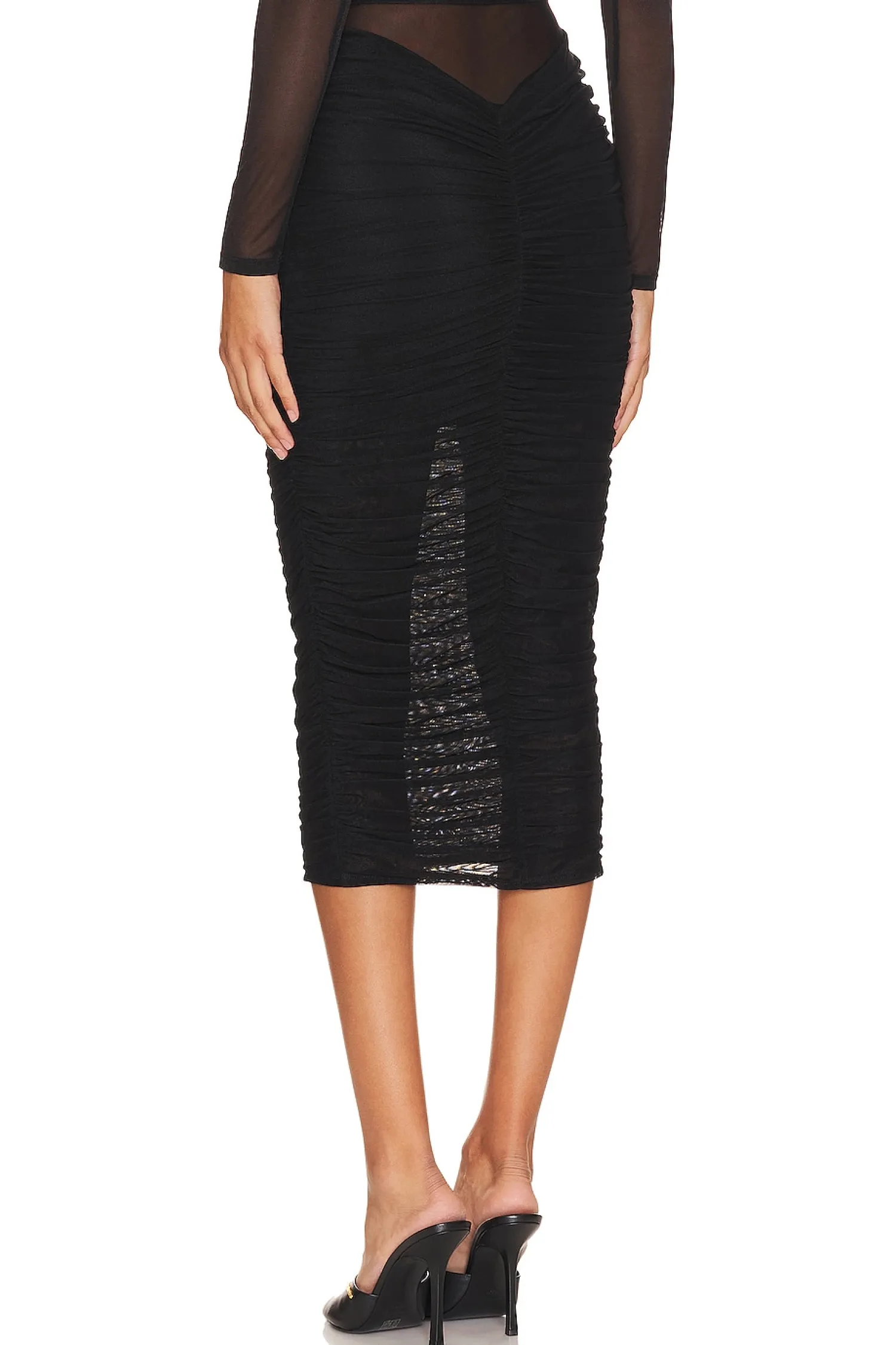 Women fleur du mal Matching Sets>Ruched Midi Skirt