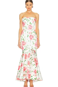 Women RASARIO Dresses>Ruffled Gown
