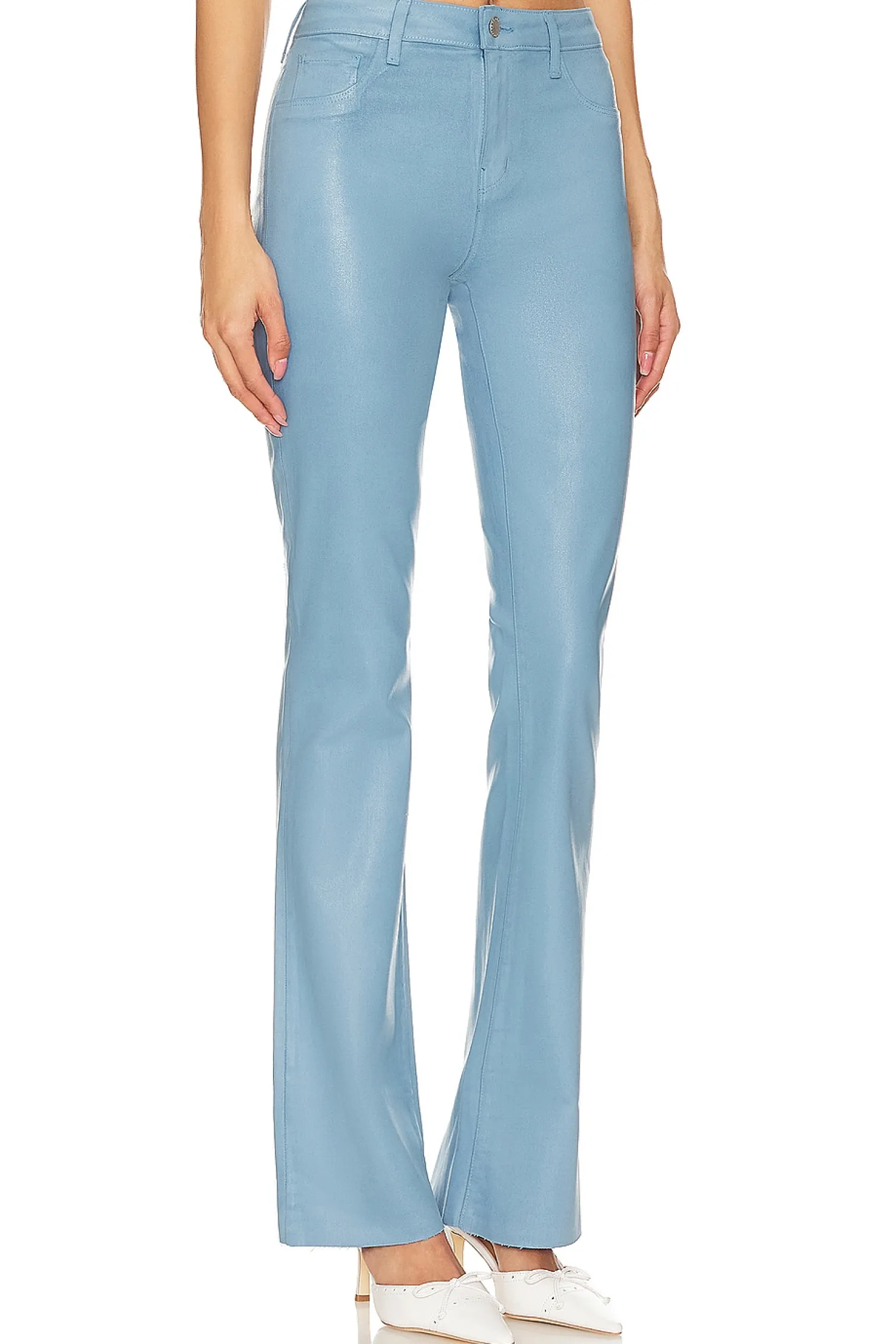 Women L'AGENCE Pants>Ruth High Rise Straight Hem
