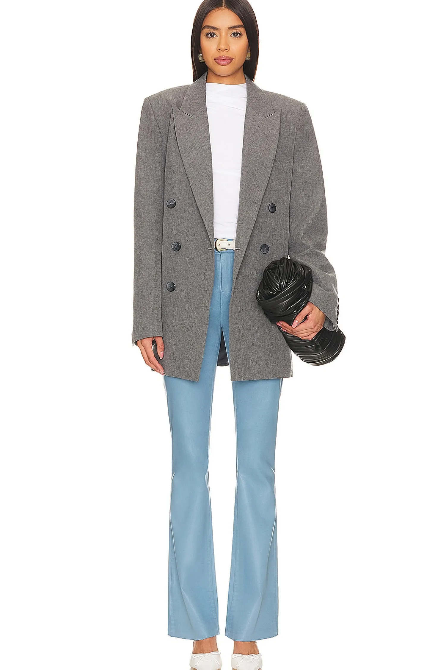 Women L'AGENCE Pants>Ruth High Rise Straight Hem