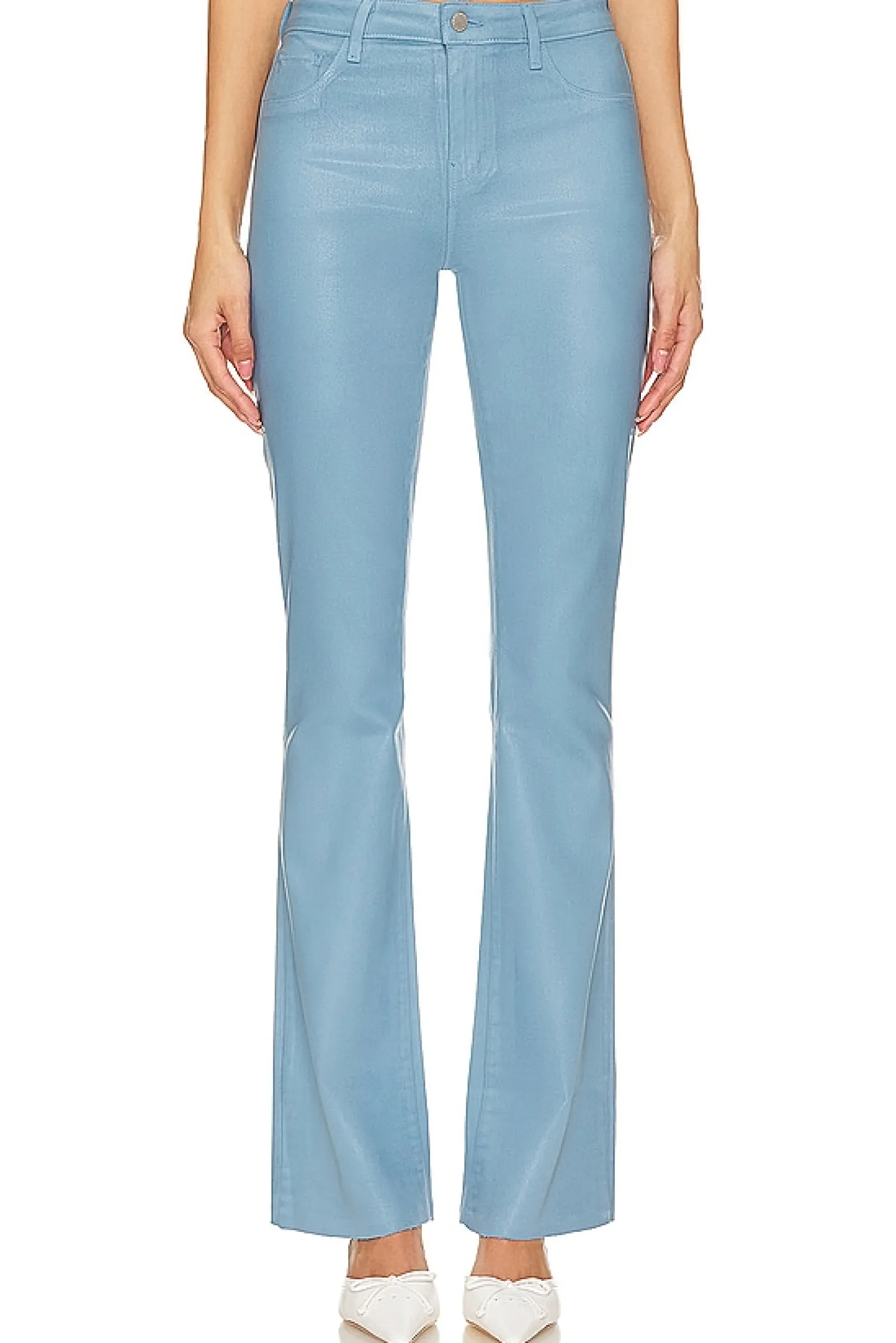 Women L'AGENCE Pants>Ruth High Rise Straight Hem