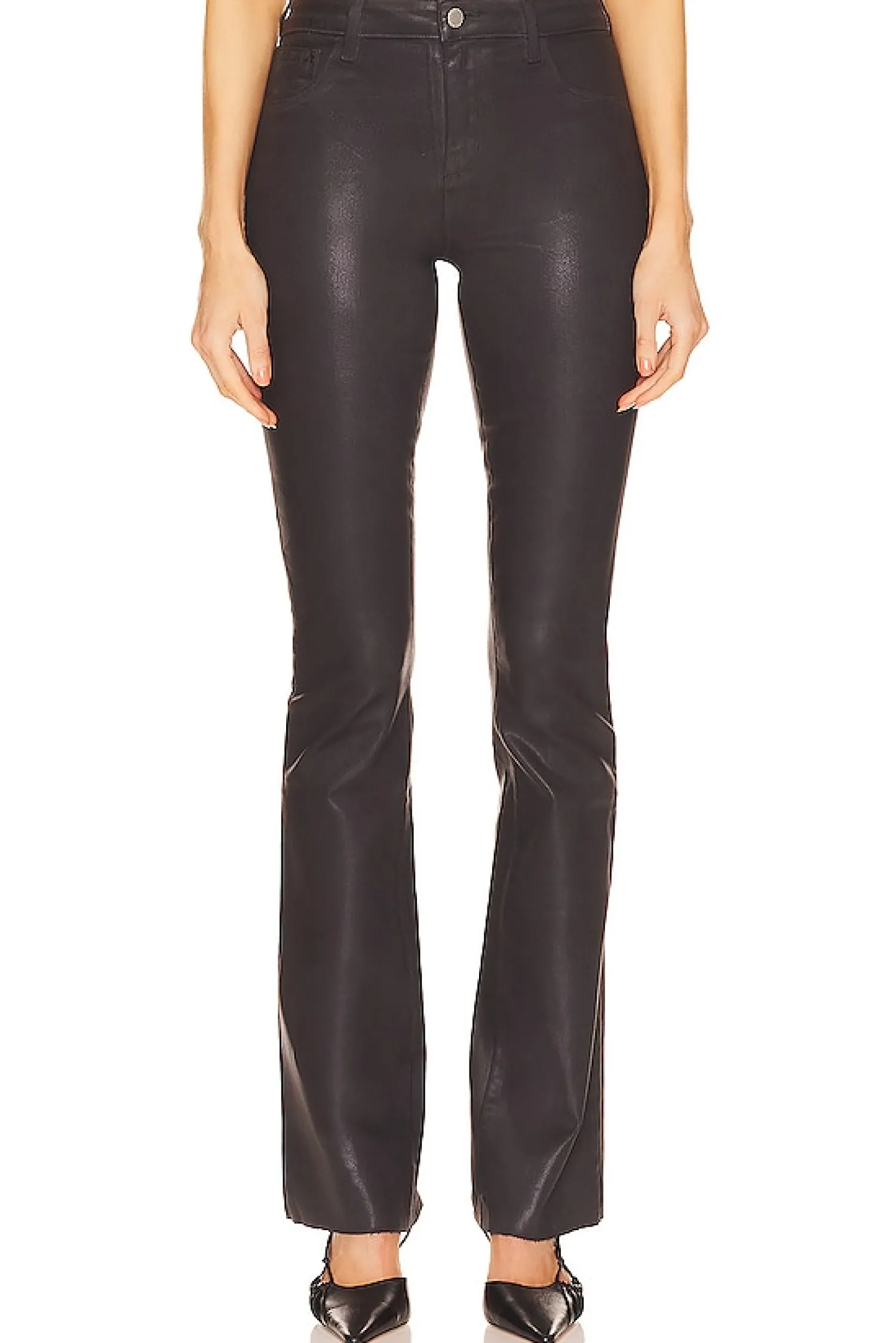 Women L'AGENCE Pants>Ruth High Rise Straight Hem