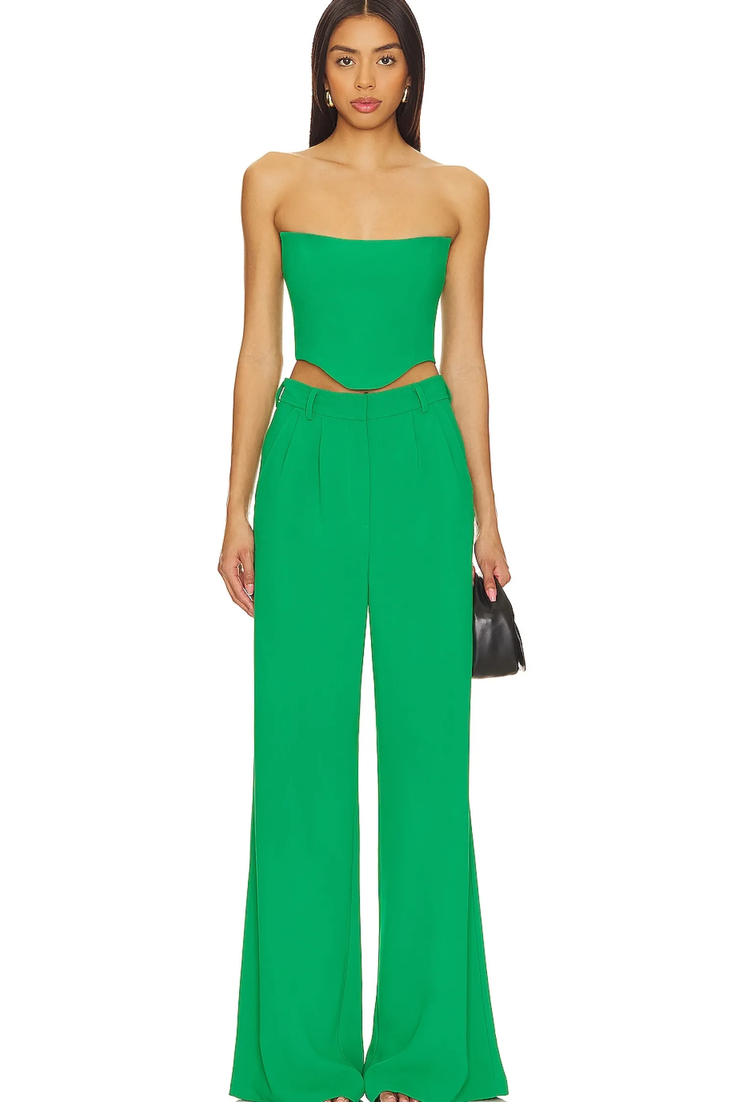 Women Amanda Uprichard Matching Sets>Sabine Crop Top in