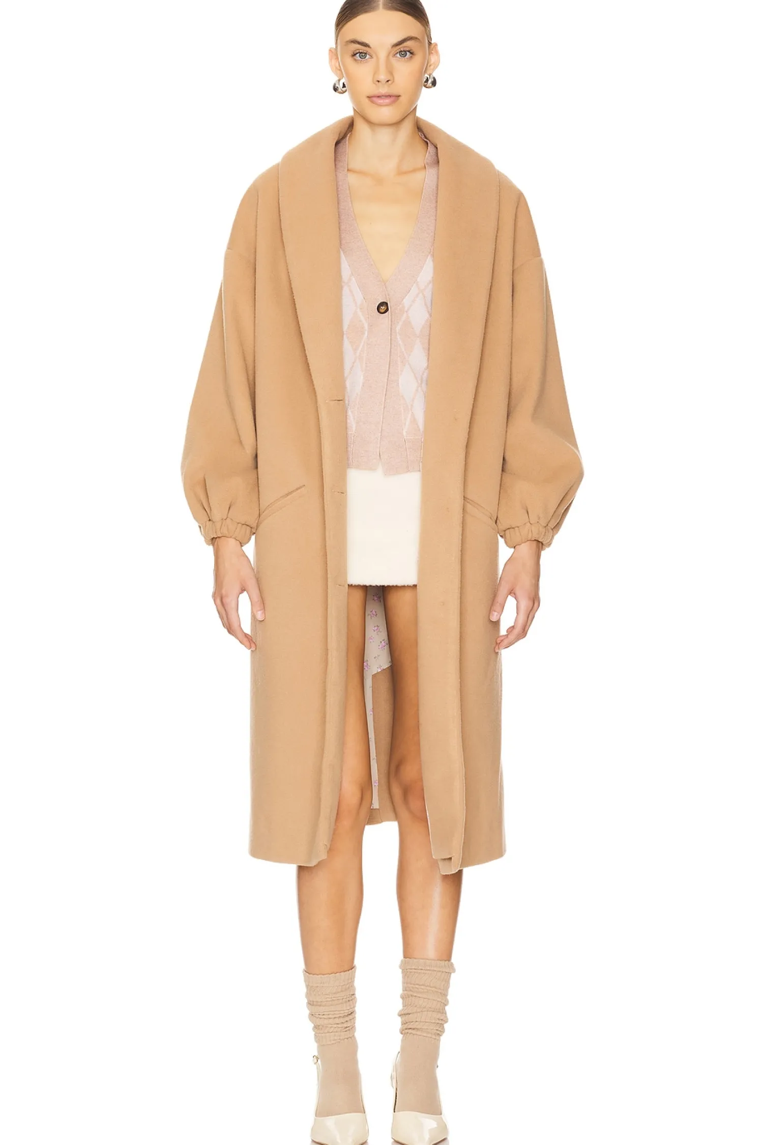 Women For Love & Lemons Jackets & Coats>Sadie Fleece Coat