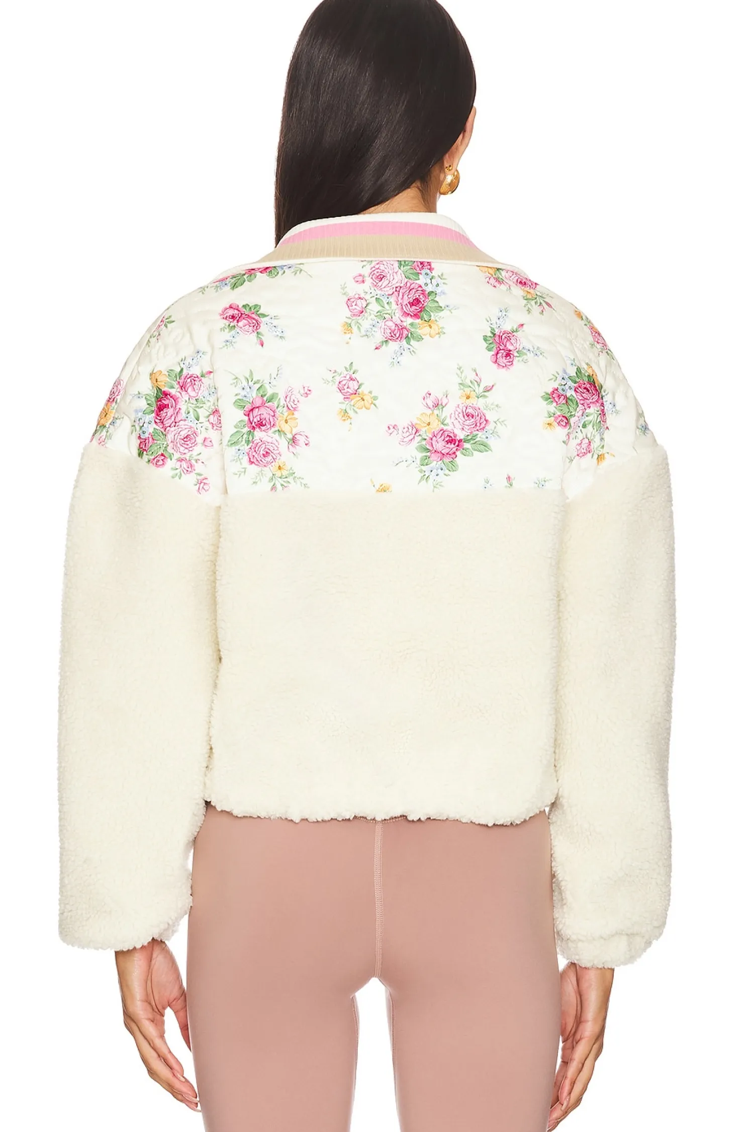 Women For Love & Lemons Jackets & Coats>Saide Floral Fleece Jacket