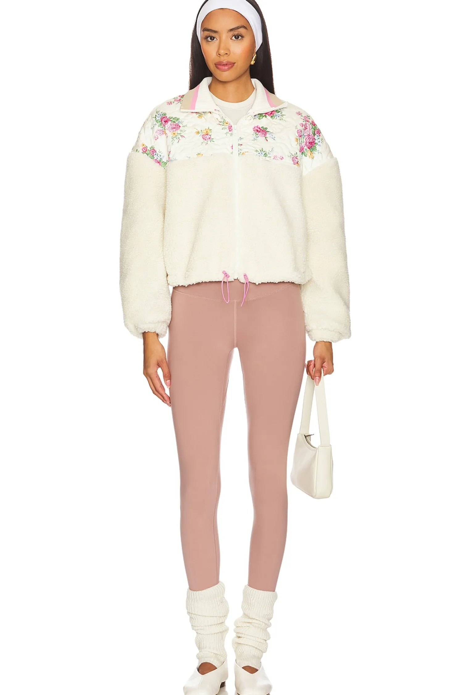 Women For Love & Lemons Jackets & Coats>Saide Floral Fleece Jacket