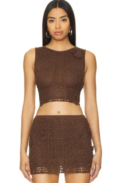 Women LOBA Matching Sets>Sandia Top
