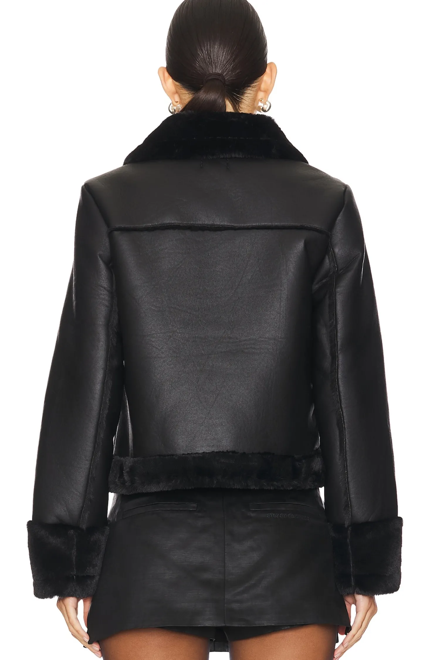 Women superdown Jackets & Coats>Sasha Faux Leather Jacket