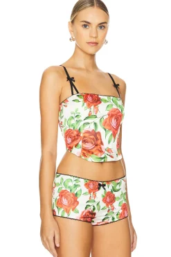 Women Jaded London Matching Sets>Satin Corset With Bra
