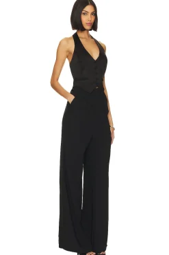 Women Amanda Uprichard Jumpsuits>Satin Isadore Jumpsuit