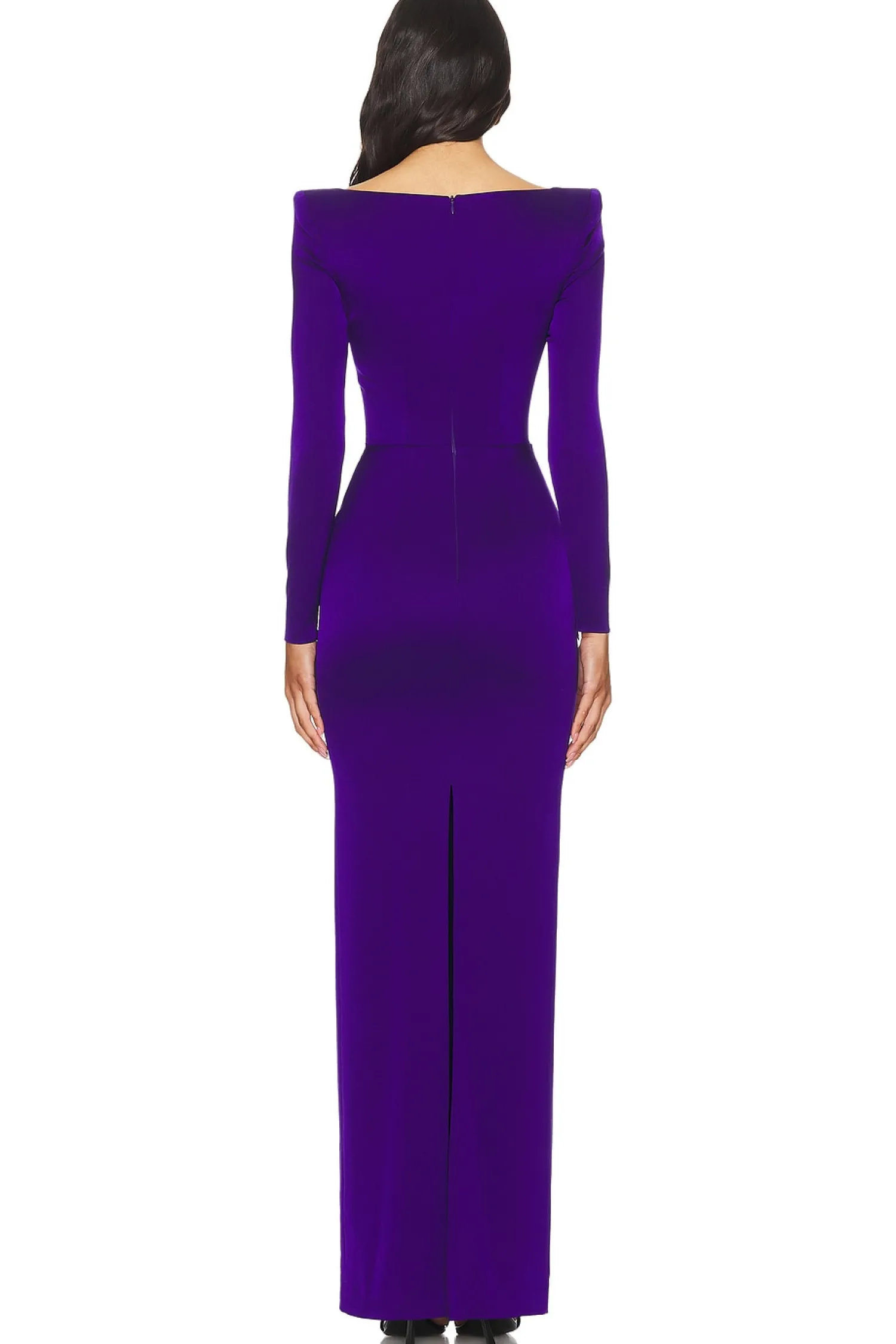 Women Alex Perry Dresses>Satin Scoop Neck Maxi Dress