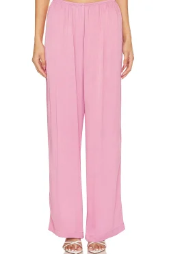 Women DONNI. Pants>Satiny Simple Pant