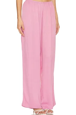 Women DONNI. Pants>Satiny Simple Pant