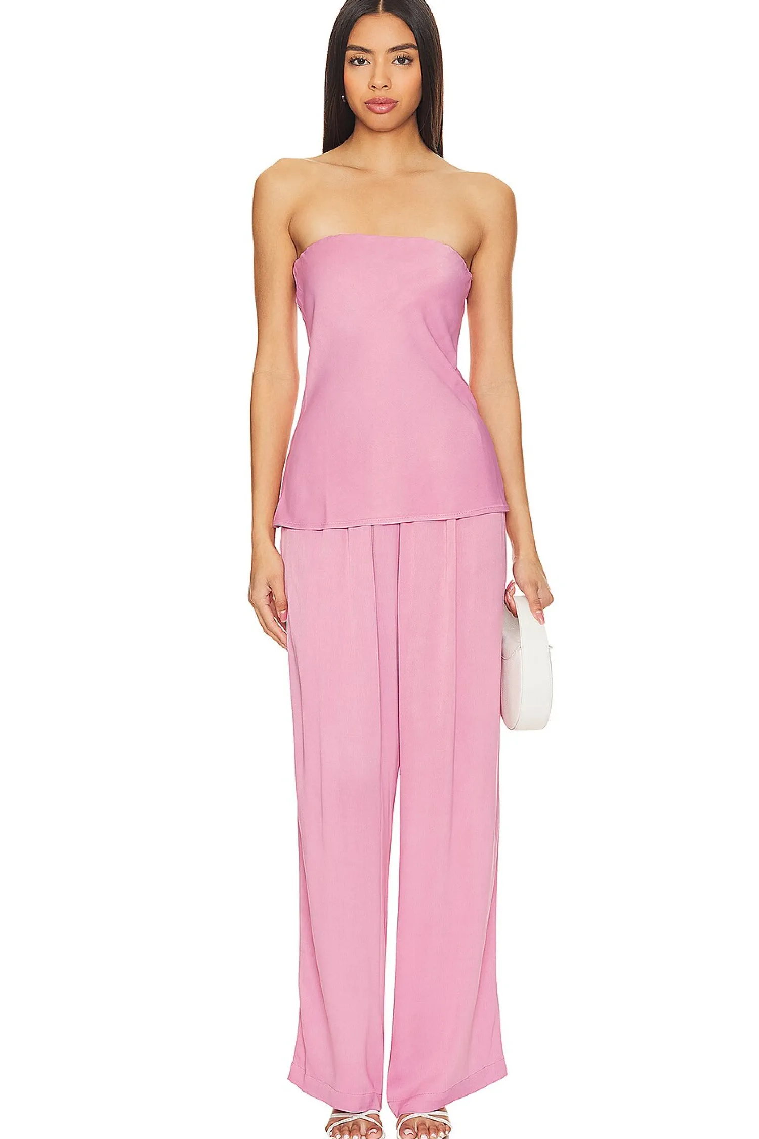 Women DONNI. Pants>Satiny Simple Pant