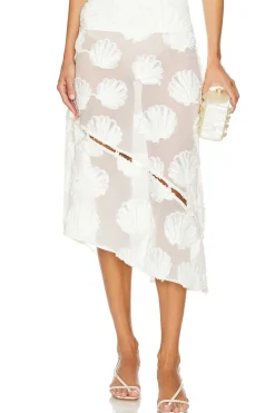 Women House of Sunny Matching Sets>Scattered Shells Skirt