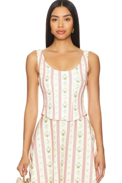 Women WeWoreWhat Matching Sets>Scoop Corset Top