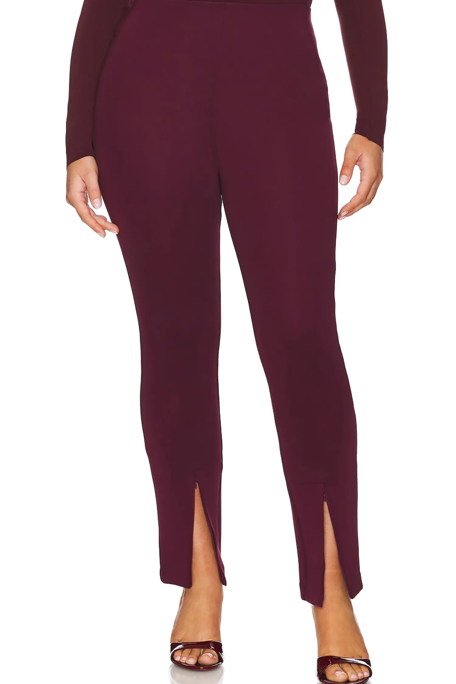Women Good American Pants>Scuba Boss Pull On Slim Pant