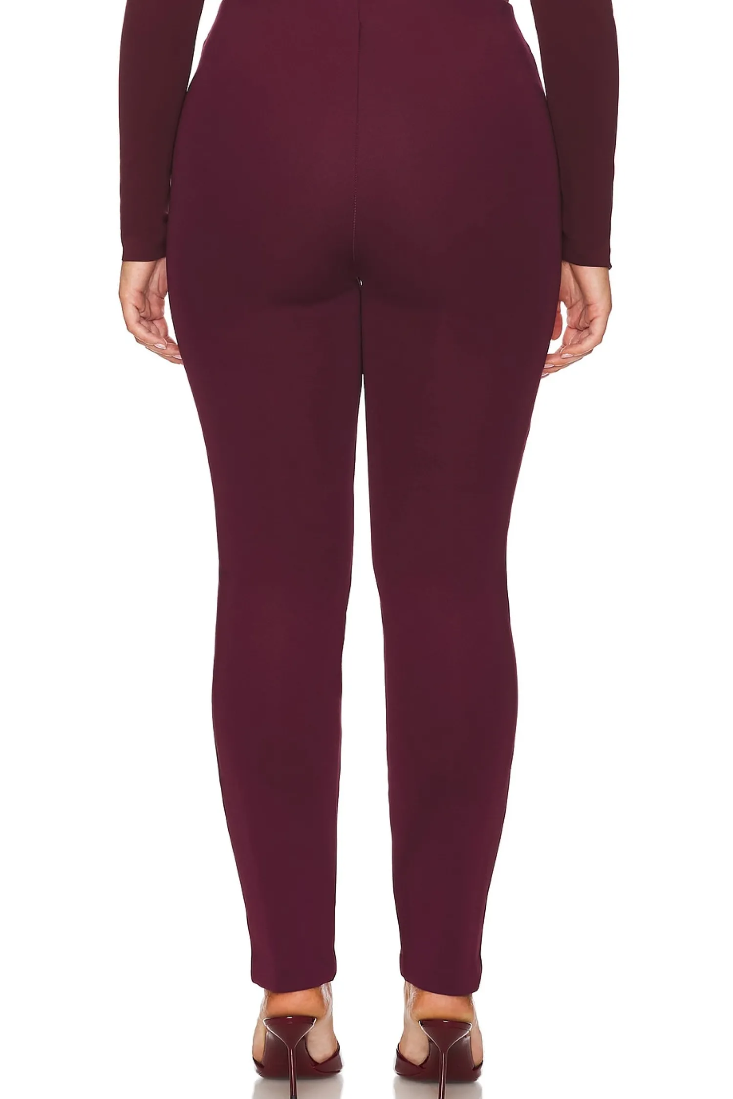 Women Good American Pants>Scuba Boss Pull On Slim Pant