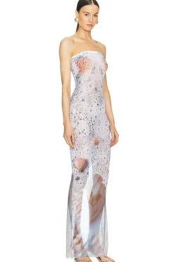 Women Di Petsa Jumpsuits>Sea Foam Dress