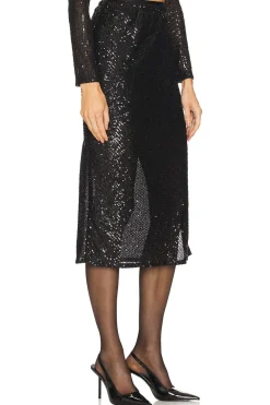 Women Enza Costa Matching Sets>Sequin Bias Skirt