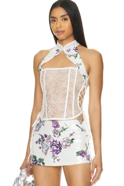 Women Kim Shui Matching Sets>Sequin Bustier