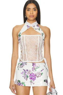 Women Kim Shui Matching Sets>Sequin Bustier