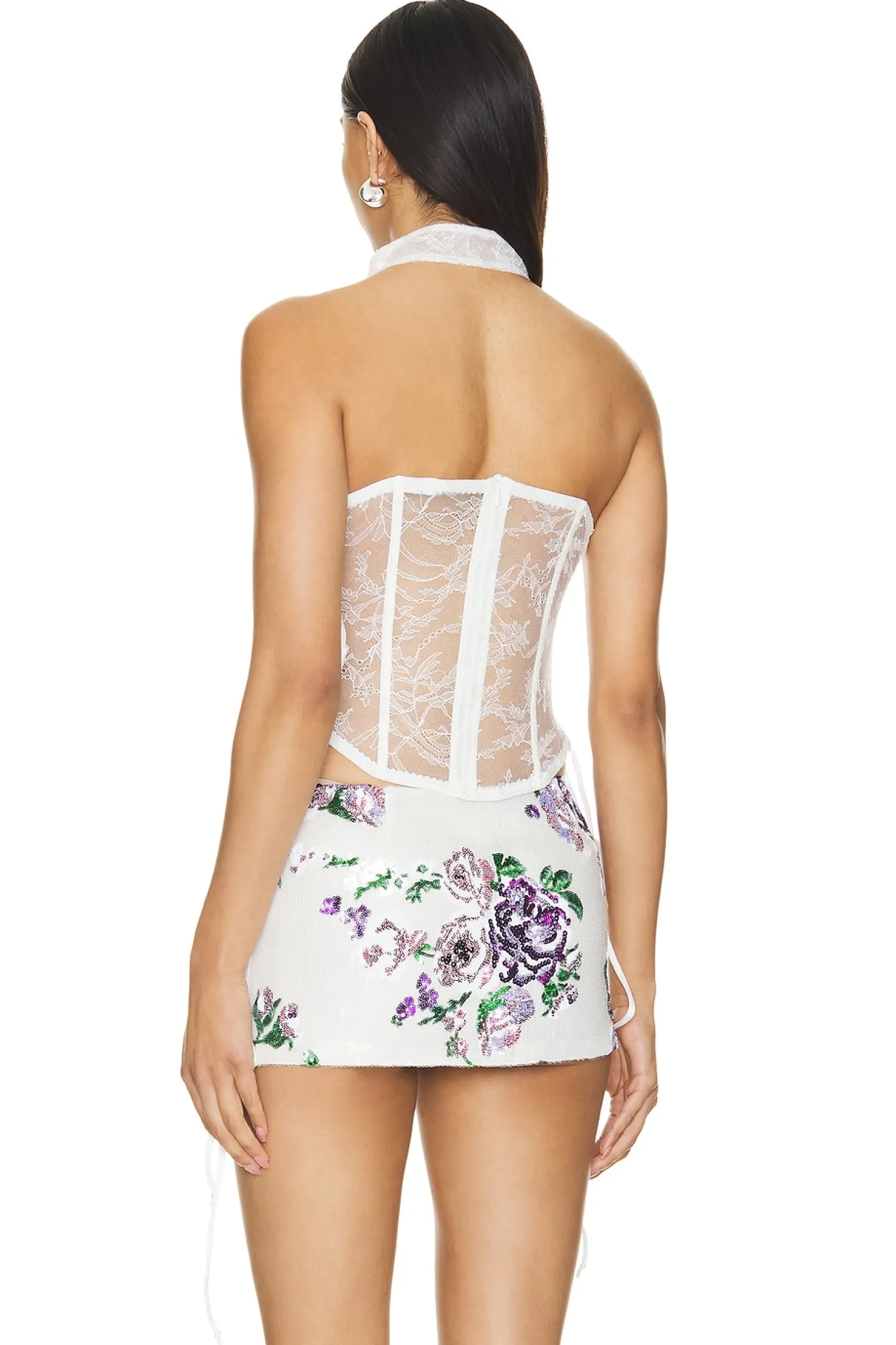 Women Kim Shui Matching Sets>Sequin Bustier