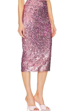 Women ROTATE Matching Sets>Sequin Pencil Skirt