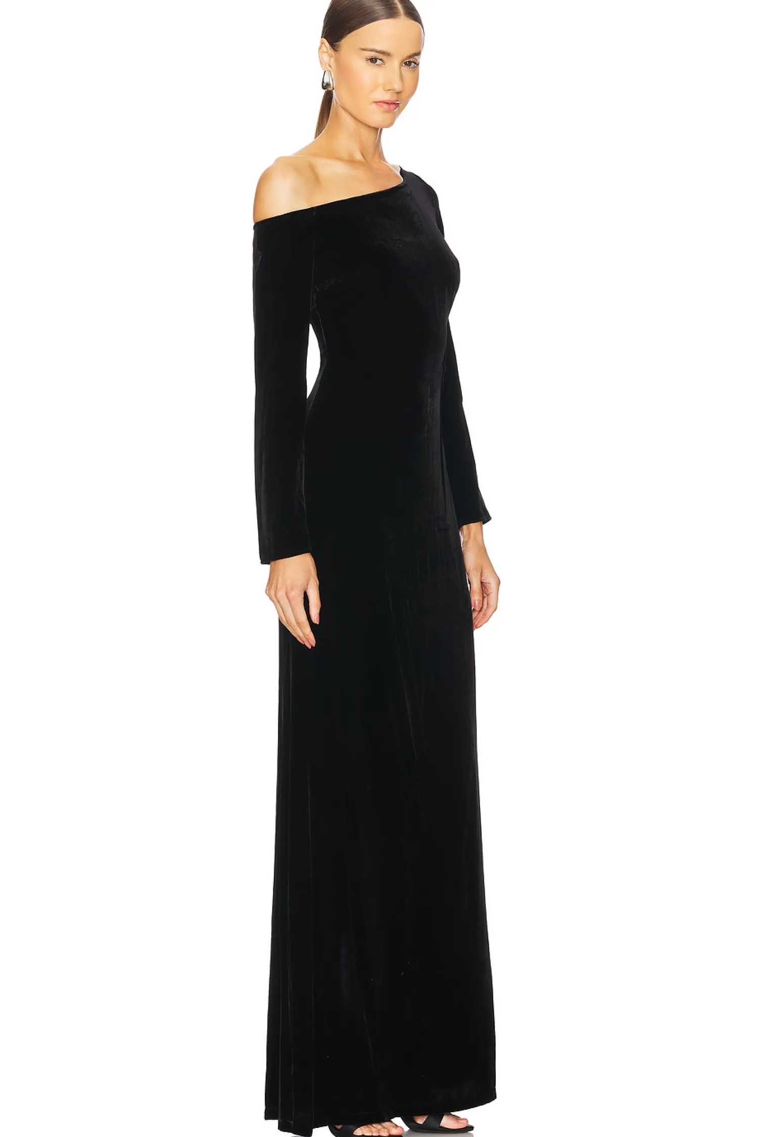 Women L'AGENCE Dresses>Seren Cutout Maxi Dress