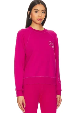 Women Spiritual Gangster Loungewear>Sg Smiley Forever Crew