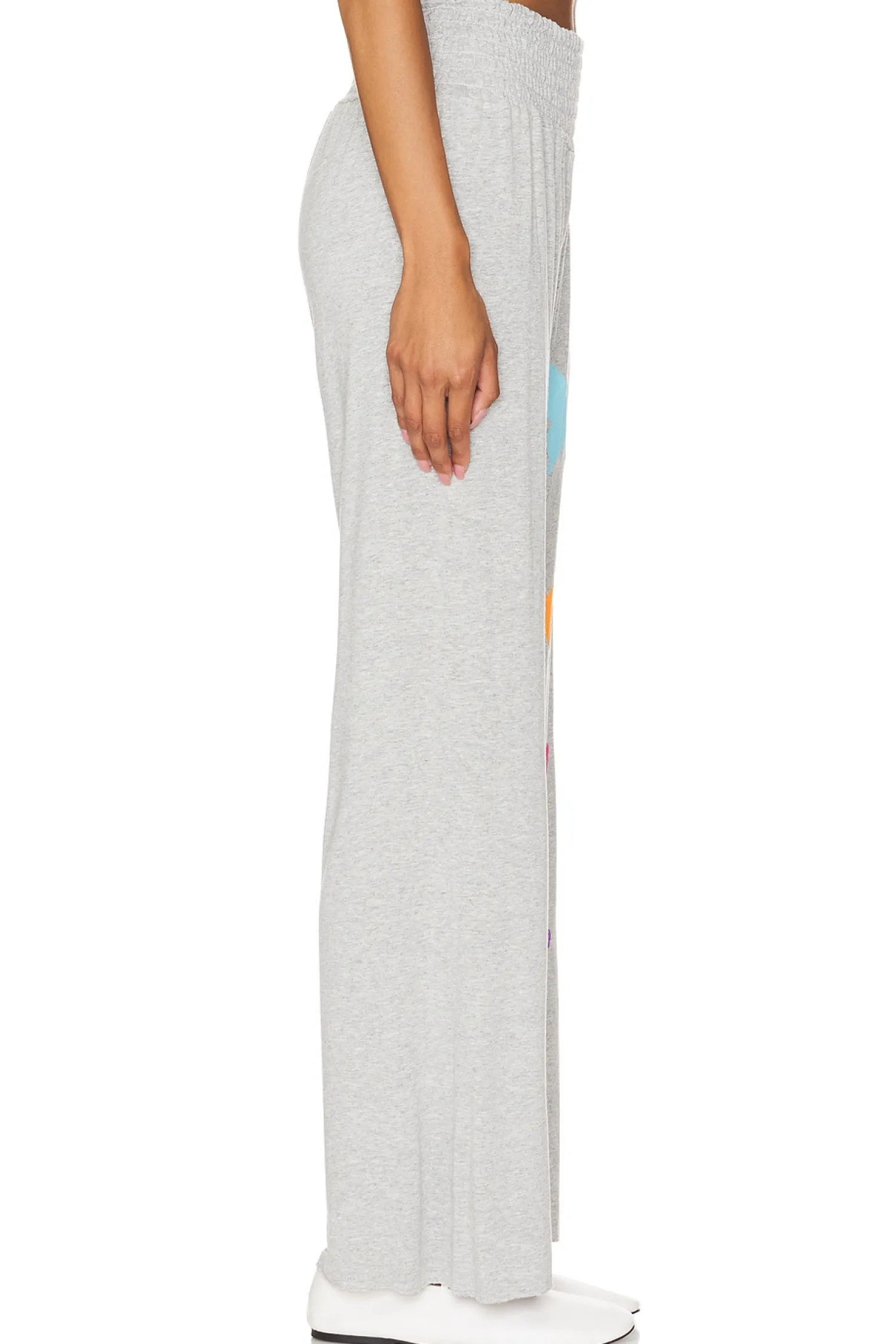 Women Lauren Moshi Pants|Loungewear>Shana Wide Leg Pant W/ Smocking Butterfly Eye