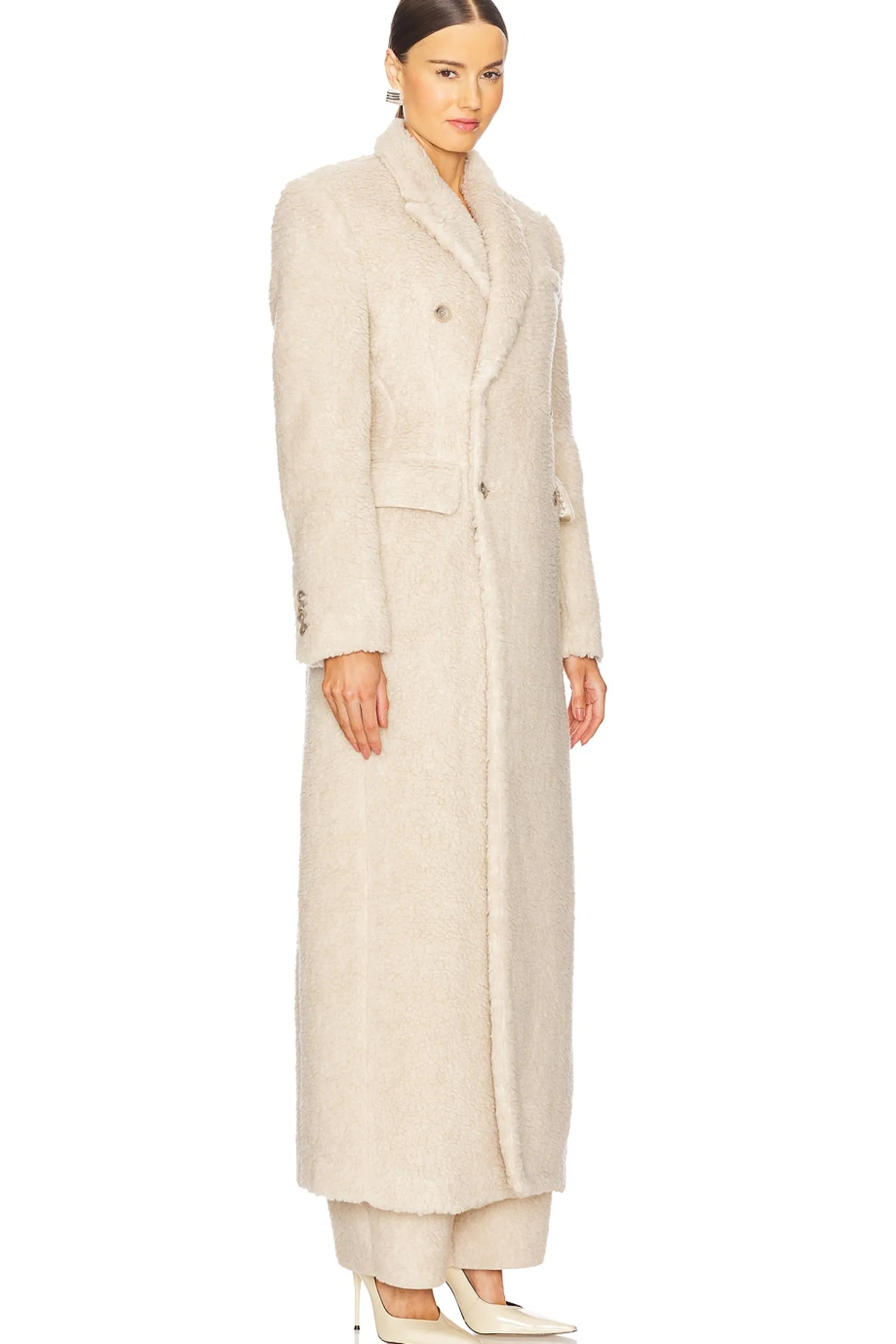Women GIUSEPPE DI MORABITO Jackets & Coats>Sherpa Coat