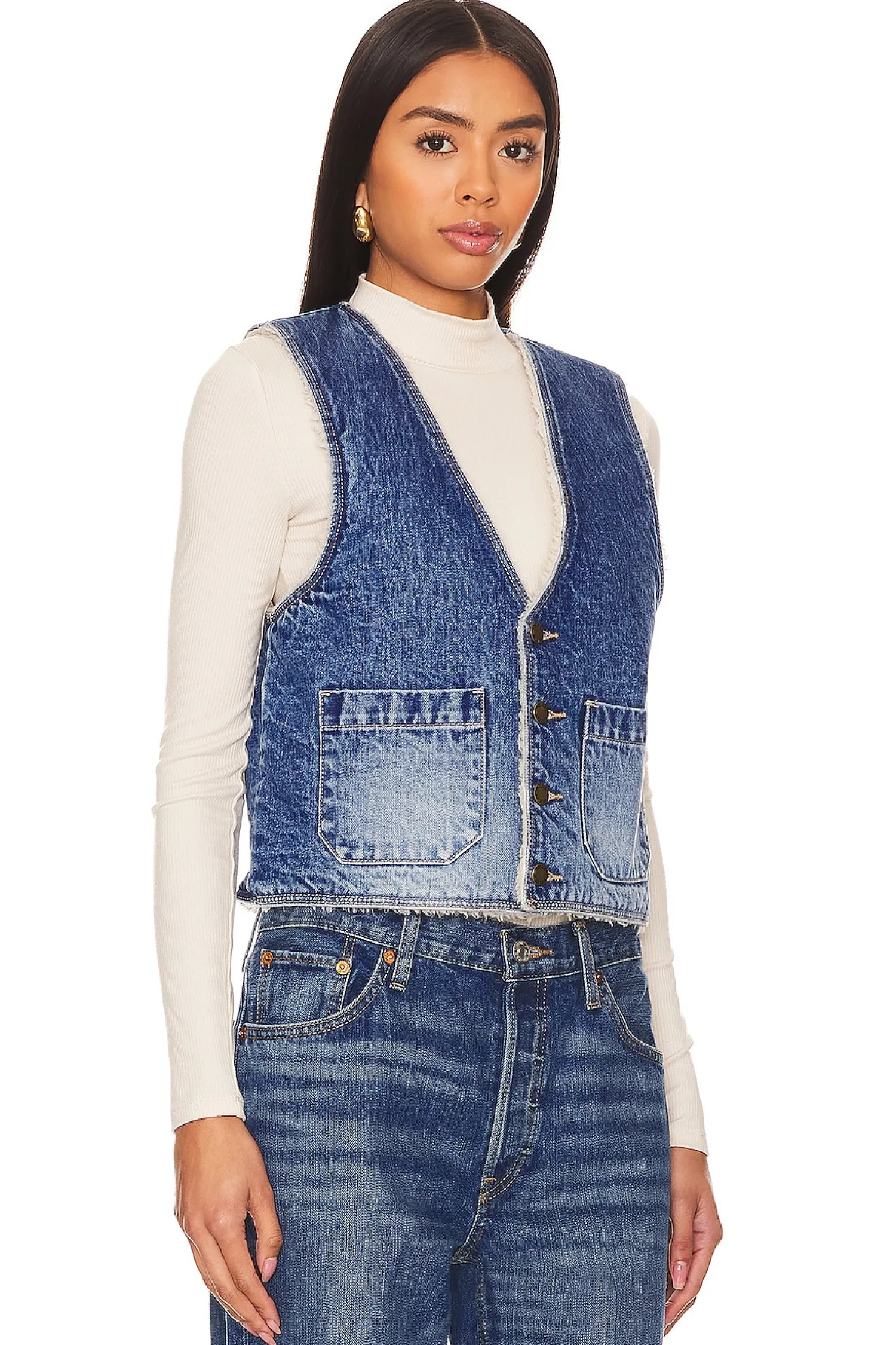 Women ROLLA'S Jackets & Coats>Sherpa Vest