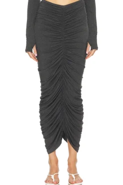 Women Norma Kamali Matching Sets>Shirred Long Skirt