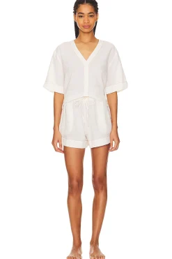 Women eberjey Lingerie & Sleepwear>Short Sleeve Top & Short Set