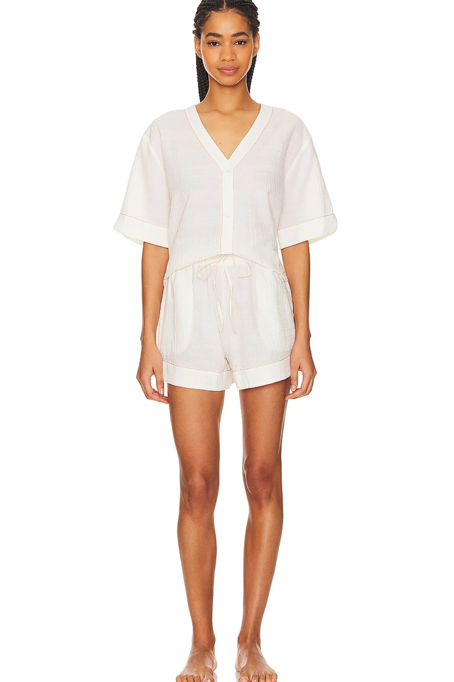 Women eberjey Lingerie & Sleepwear>Short Sleeve Top & Short Set