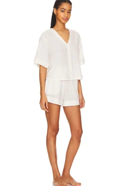 Women eberjey Lingerie & Sleepwear>Short Sleeve Top & Short Set