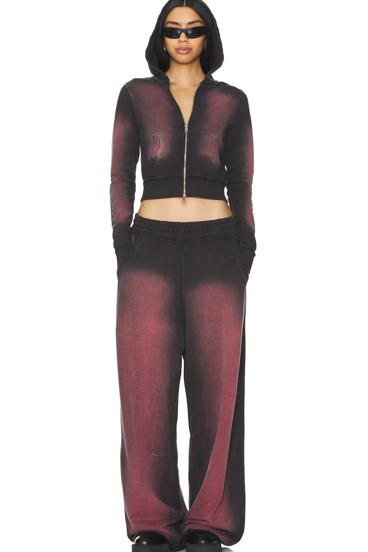 Women Jaded London Matching Sets|Loungewear>Shrunken Hoodie