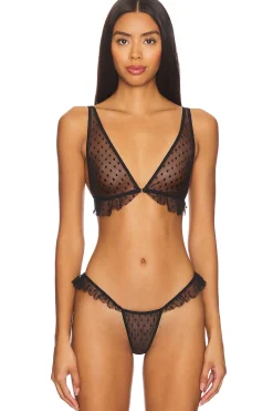 Women Only Hearts Lingerie & Sleepwear>Side Ruffle Bralette